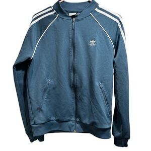 Adidas Navy Jacket with White Accents